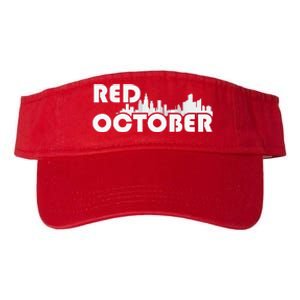 Red October Philly Philadelphia Baseball Fan Support Valucap Bio-Washed Visor