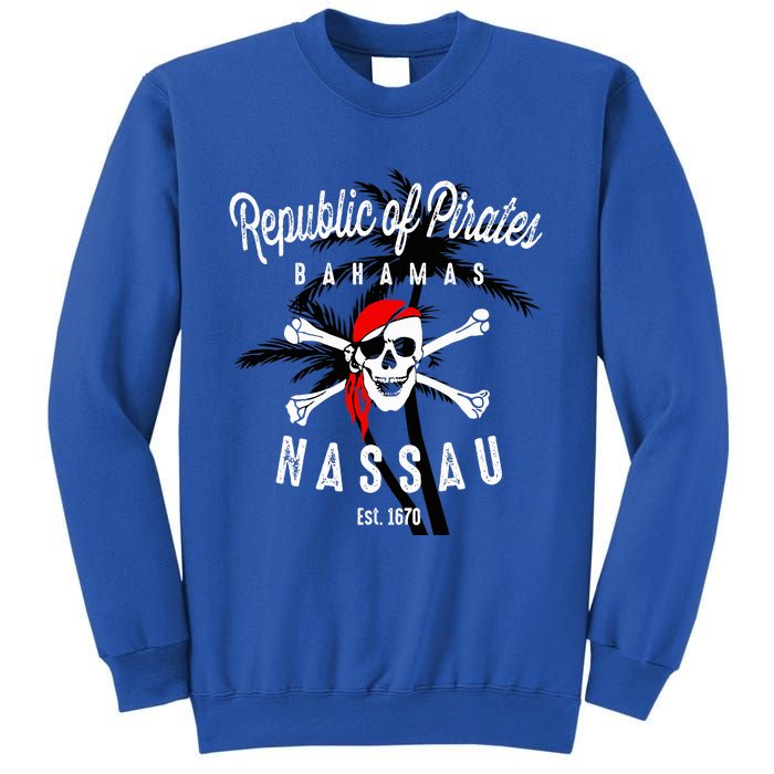 Republic Of Pirates Nassau Bahamas Vintage Summer Sweatshirt