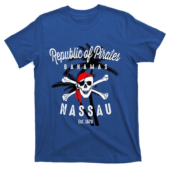 Republic Of Pirates Nassau Bahamas Vintage Summer T-Shirt