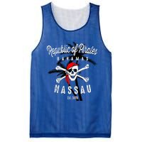 Republic Of Pirates Nassau Bahamas Vintage Summer Mesh Reversible Basketball Jersey Tank