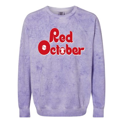 red october philly philadelphia Colorblast Crewneck Sweatshirt