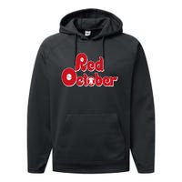 red october philly philadelphia Performance Fleece Hoodie