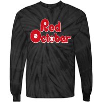 red october philly philadelphia Tie-Dye Long Sleeve Shirt