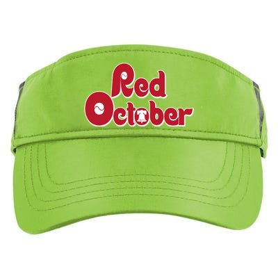 Red October Philadelphia Vintage Adult Drive Performance Visor