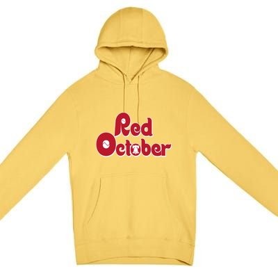 Red October Philadelphia Vintage Premium Pullover Hoodie