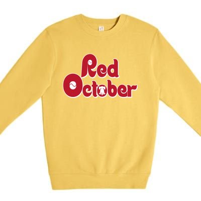 Red October Philadelphia Vintage Premium Crewneck Sweatshirt