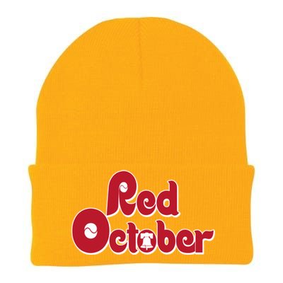 Red October Philadelphia Vintage Knit Cap Winter Beanie