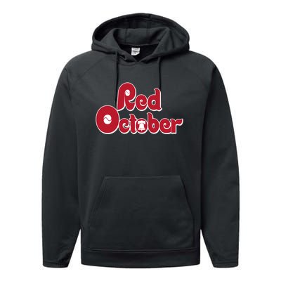 Red October Philadelphia Vintage Performance Fleece Hoodie