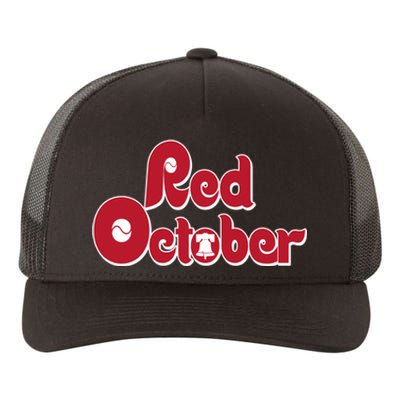 Red October Philadelphia Vintage Yupoong Adult 5-Panel Trucker Hat