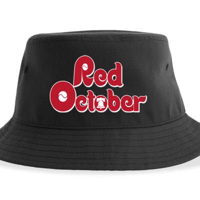 Red October Philadelphia Vintage Sustainable Bucket Hat