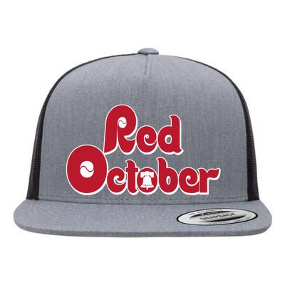 Red October Philadelphia Vintage Flat Bill Trucker Hat