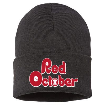 Red October Philadelphia Vintage Sustainable Knit Beanie