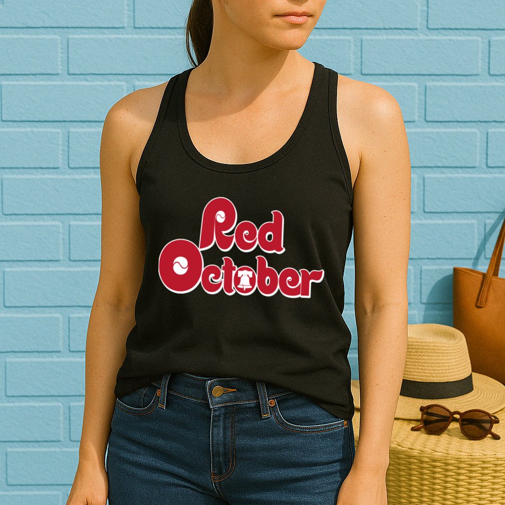 Red October Philadelphia Vintage Womens Tank Top