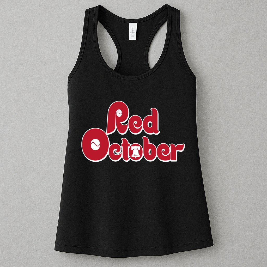 Red October Philadelphia Vintage Womens Tank Top