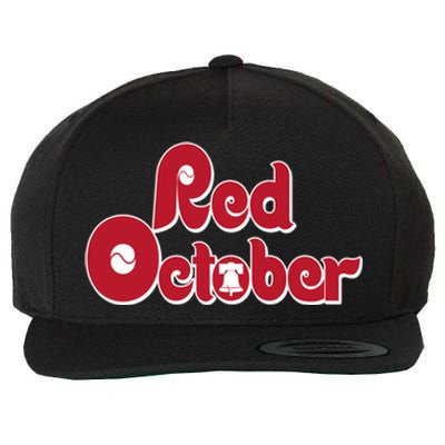 Red October Philadelphia Vintage Wool Snapback Cap