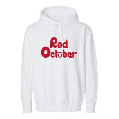 Red October Philadelphia Vintage Garment-Dyed Fleece Hoodie