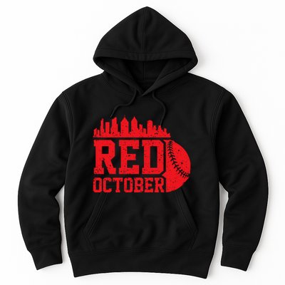 Red October Philadelphia Vintage Hoodie