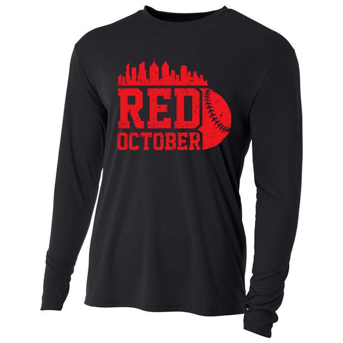 Red October Philadelphia Vintage Cooling Performance Long Sleeve Crew