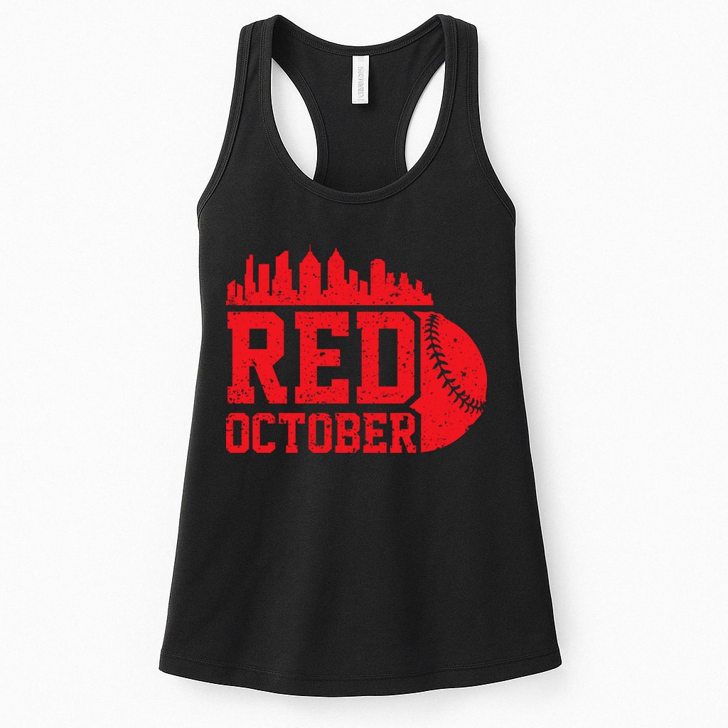Red October Philadelphia Vintage Womens Tank Top