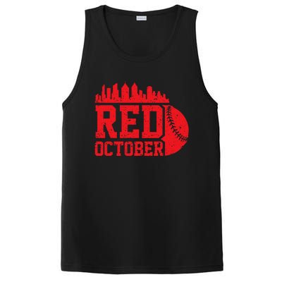 Red October Philadelphia Vintage PosiCharge Competitor Tank