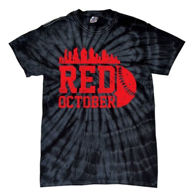 Red October Philadelphia Vintage Tie-Dye T-Shirt