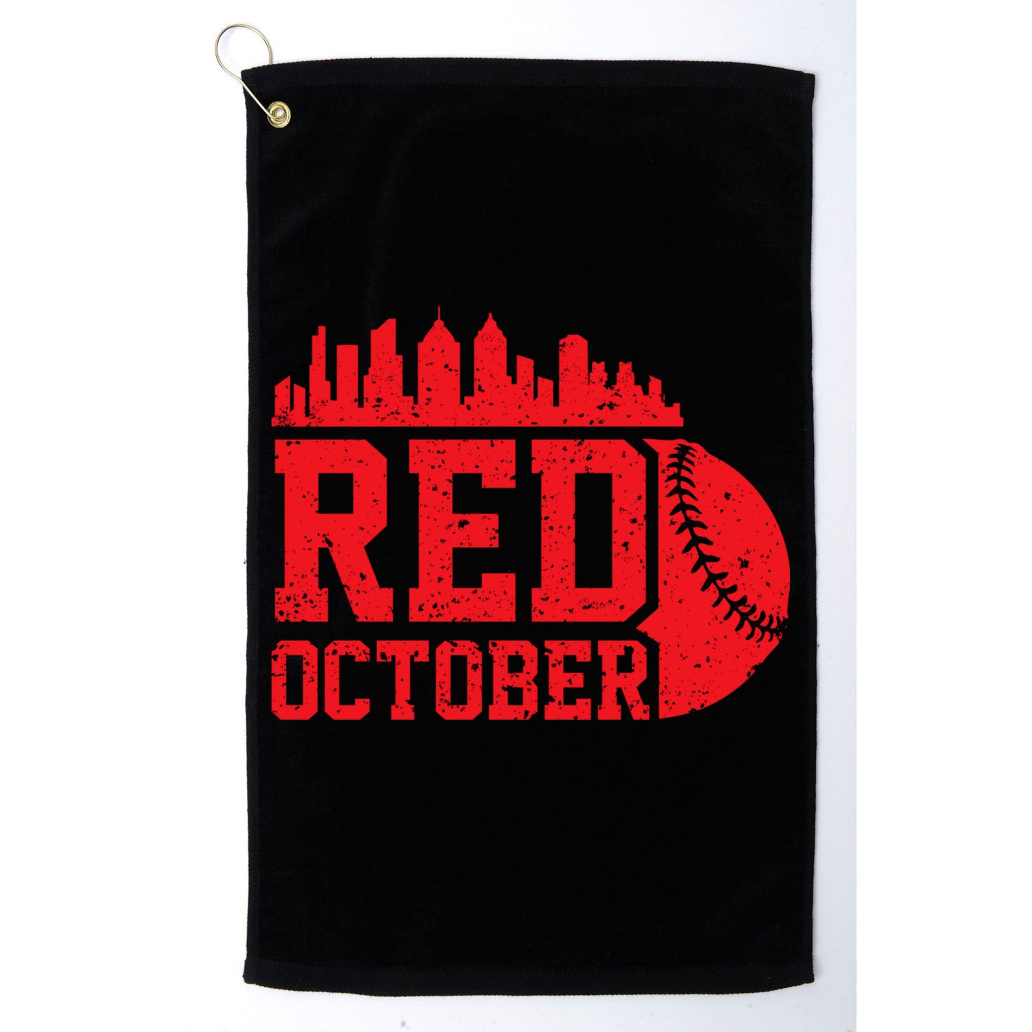 Red October Philadelphia Vintage Golf Towel
