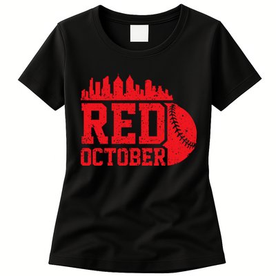 Red October Philadelphia Vintage Womens T-Shirt