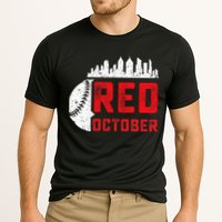 Red October Philly Philadelphia Baseball Retro Skyline Cooling Performance Crew T-Shirt