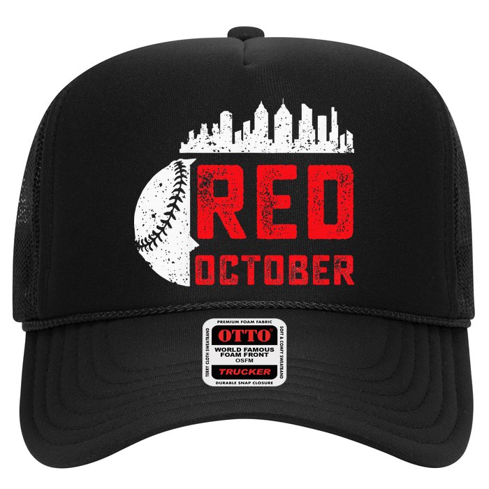 Red October Philly Philadelphia Baseball Retro Skyline Hat