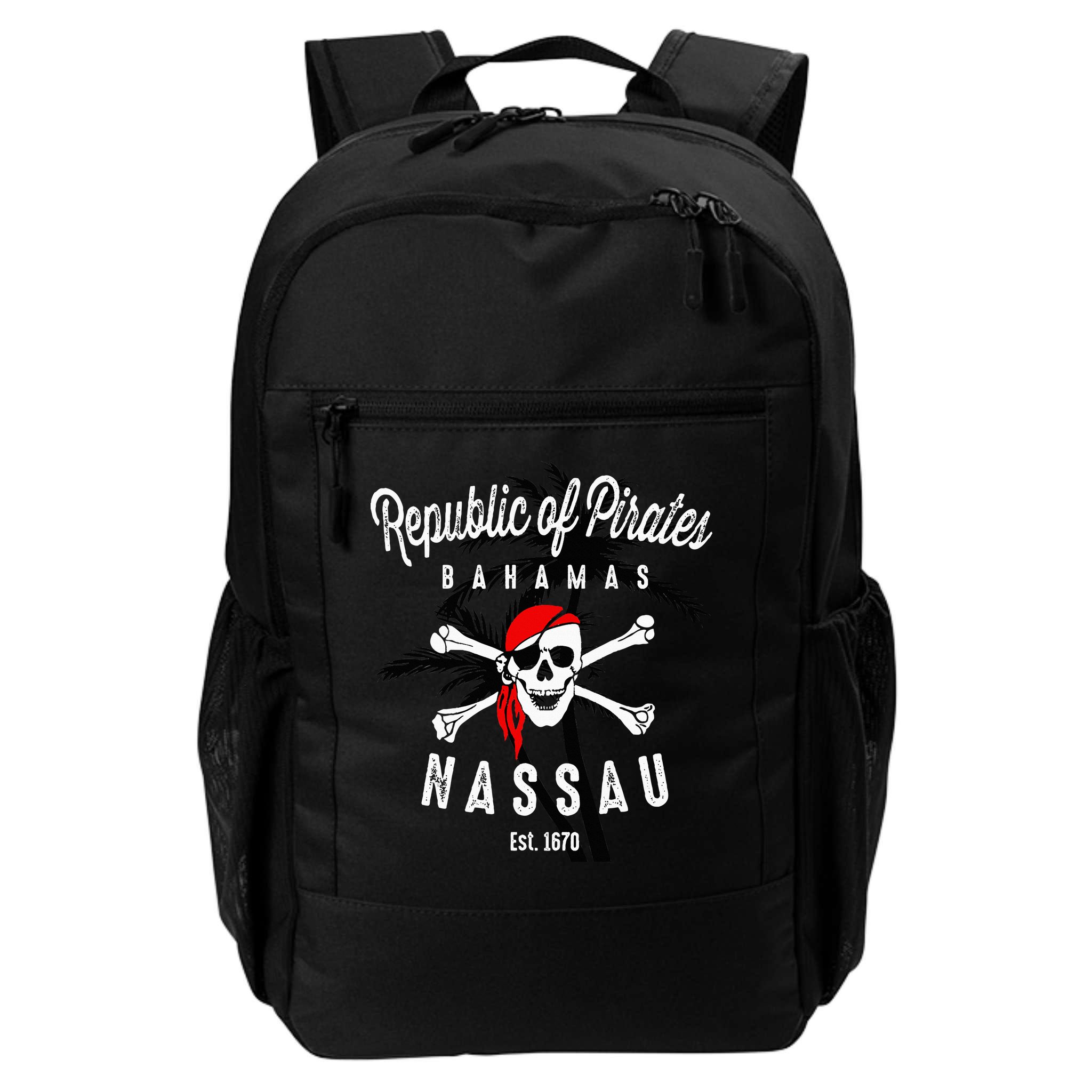 Republic Of Pirates Nassau Bahamas Vintage Summer Backpack