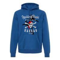 Republic Of Pirates Nassau Bahamas Vintage Summer Premium Hoodie