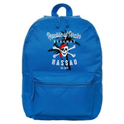 Republic Of Pirates Nassau Bahamas Vintage Summer 16 in Basic Backpack
