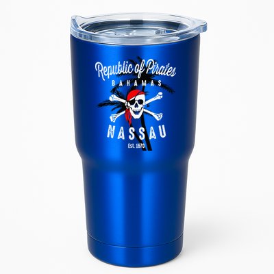 Republic Of Pirates Nassau Bahamas Vintage Summer Tumbler