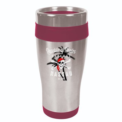 Republic Of Pirates Nassau Bahamas Vintage Summer 16oz Travel Tumbler