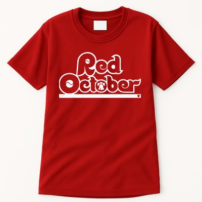 Red October Philly Philadelphia Baseball Tall T-Shirt