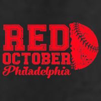 Red October Philadelphia Skyline Retro Philly Cityscap Cool Comfort Performance Bucket Hat