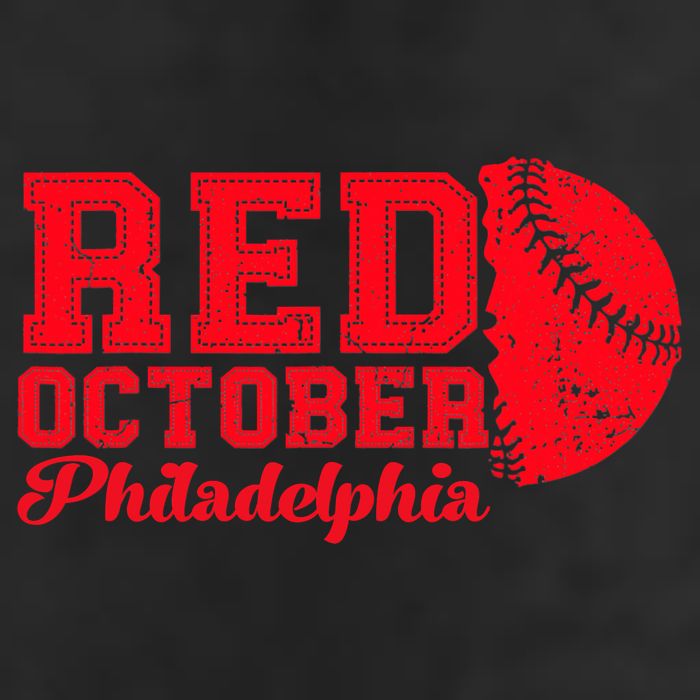 Red October Philadelphia Skyline Retro Philly Cityscap Cool Comfort Performance Bucket Hat