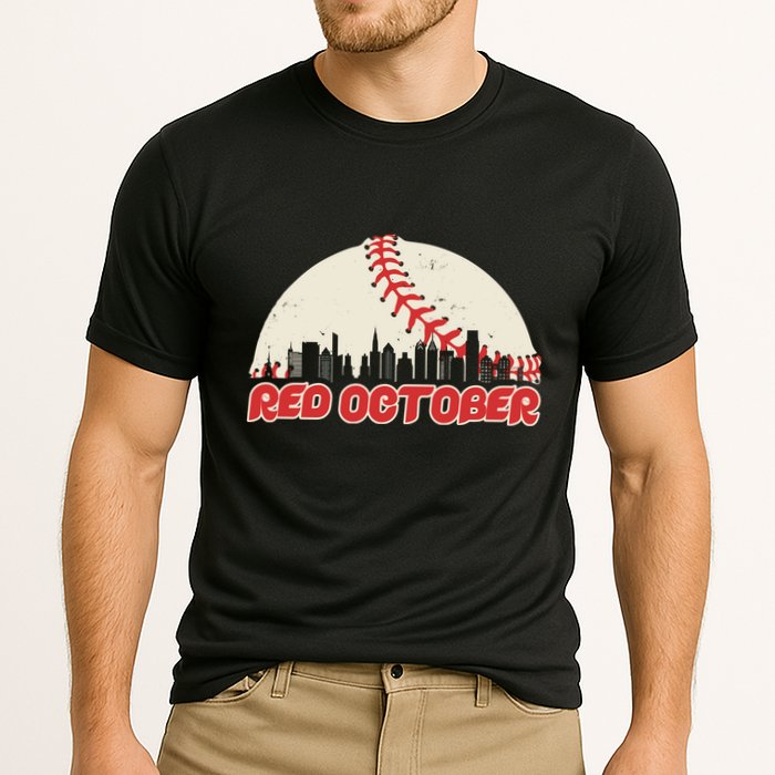 Red October Philadelphia Baseball Cooling Performance Crew T-Shirt