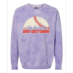 Red October Philadelphia Baseball Colorblast Crewneck Sweatshirt