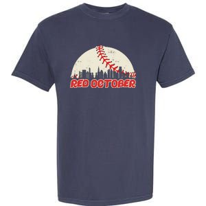 Red October Philadelphia Baseball Garment-Dyed Heavyweight T-Shirt