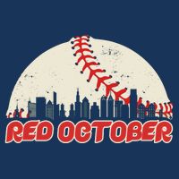 Red October Philadelphia Baseball 7 Panel Mesh Trucker Snapback Hat