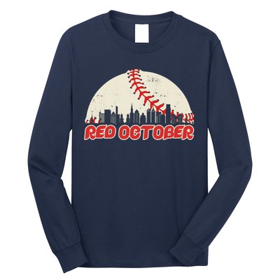 Red October Philadelphia Baseball Long Sleeve Shirt
