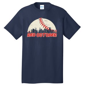 Red October Philadelphia Baseball Tall T-Shirt