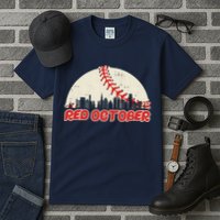Red October Philadelphia Baseball Tall T-Shirt
