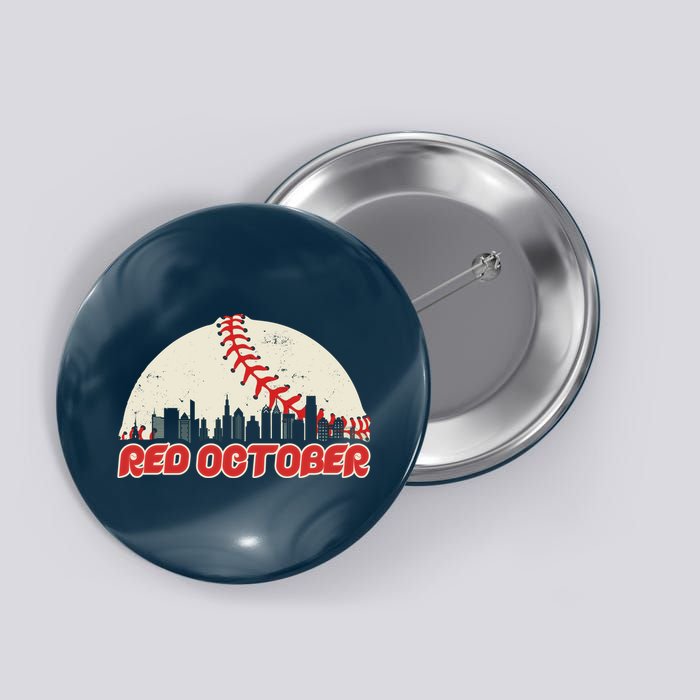Red October Philadelphia Baseball Button