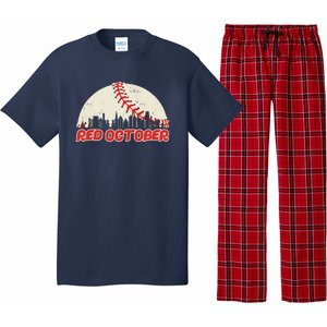 Red October Philadelphia Baseball Pajama Set