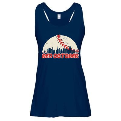 Red October Philadelphia Baseball Ladies Essential Flowy Tank