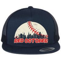 Red October Philadelphia Baseball Flat Bill Trucker Hat