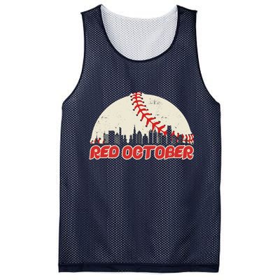 Red October Philadelphia Baseball Mesh Reversible Basketball Jersey Tank