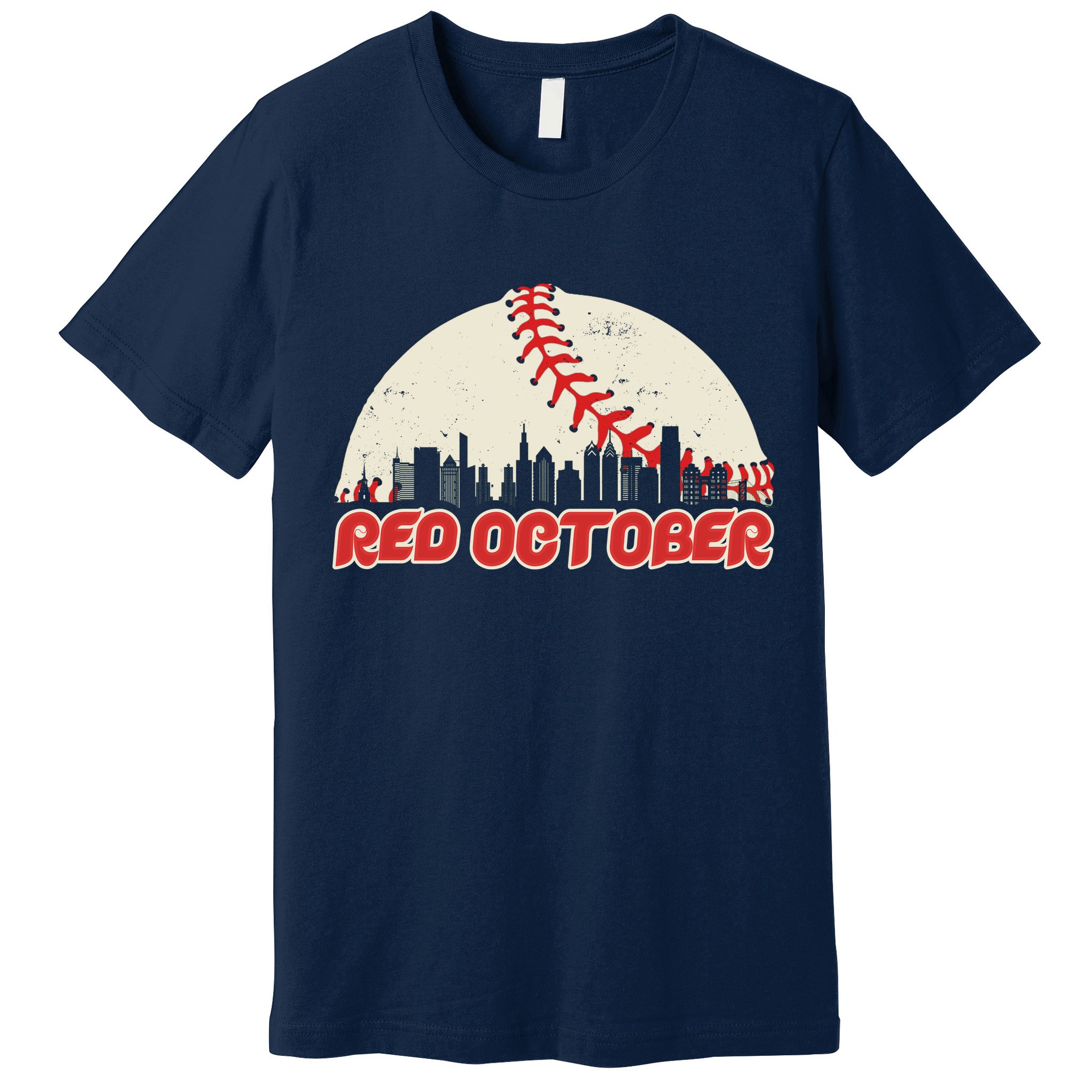 Red October Philadelphia Baseball Premium T-Shirt